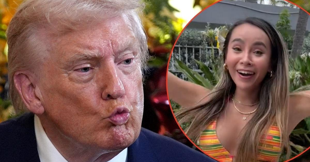 Trumps peinlicher Flirt auf dem Golfplatz! Verheiratete/r Creator lacht — Kritiker empört